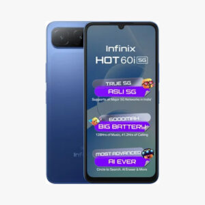 Infinix Hot 60i – 128 Go – 8Go RAM (4+4) – 6,7″ – 50 MP/ 8 MP – Dual Nano Sim – 5160mAh – 45W charge rapide N